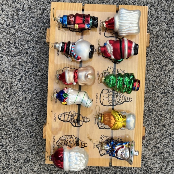 Thomas Pacconi Museum Series Christmas Ornaments 10 Pc Set In